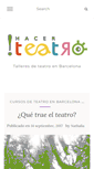 Mobile Screenshot of hacerteatro.org